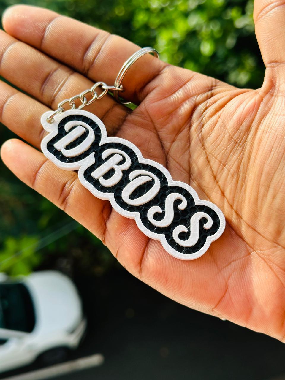 D BOSS Keychain