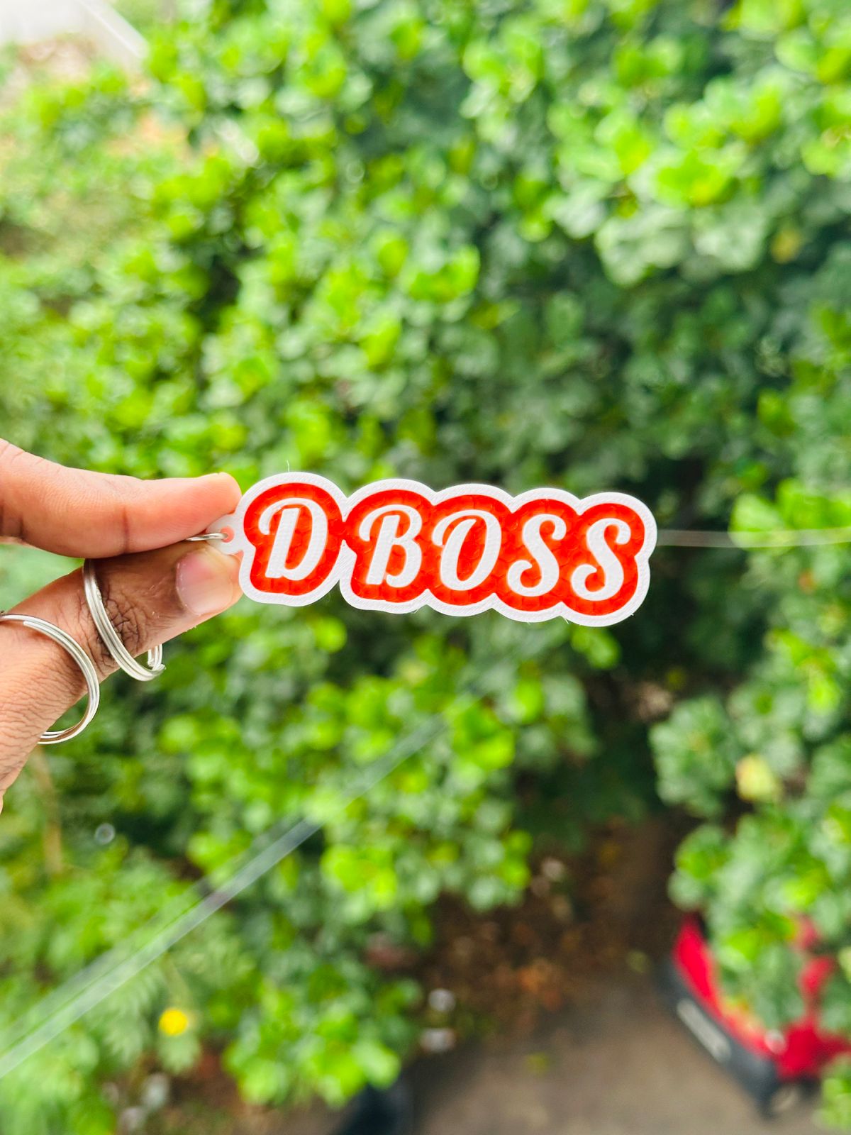 D BOSS Keychain