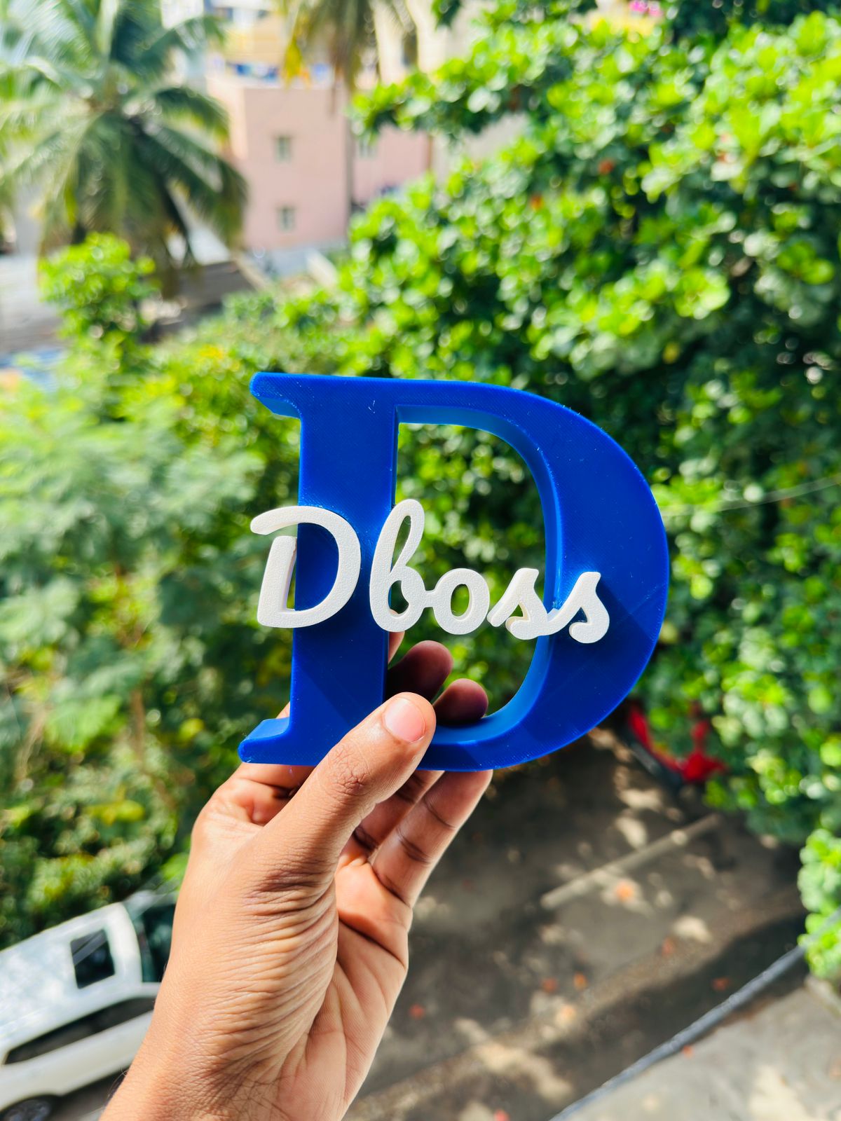 D BOSS NAME LETTER FOR TABLE/DESK