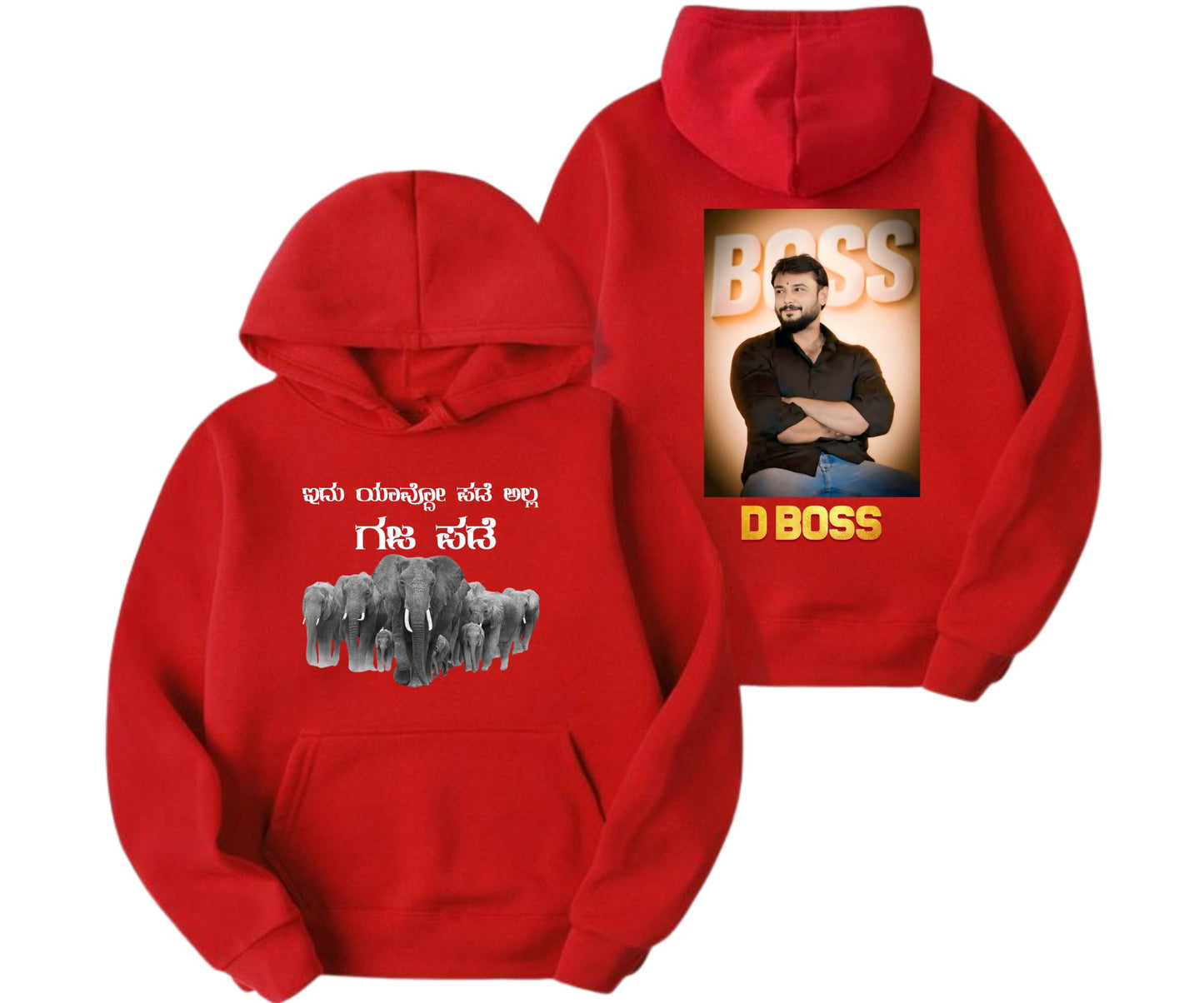 031 D BOSS Hoodies WHITE, RED, BLACK
