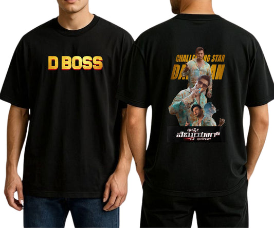 010 D BOSS Oversized T-Shirt BLACK, WHITE, HALF WHITE