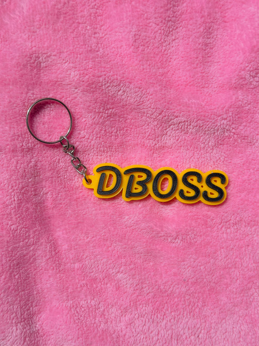 D BOSS Key Chain