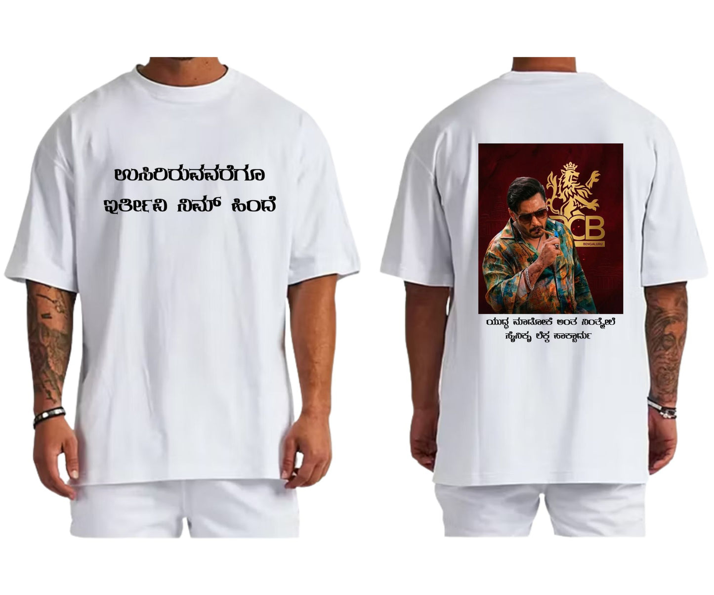 062 D BOSS Oversized T-Shirt BLACK, WHITE, HALF WHITE
