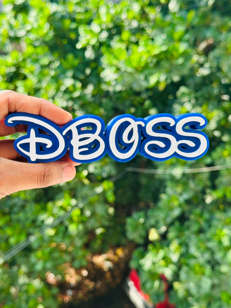 D BOSS LETTER FOR TABLE/DESK