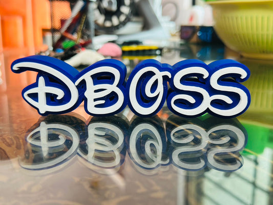 D BOSS LETTER FOR TABLE/DESK
